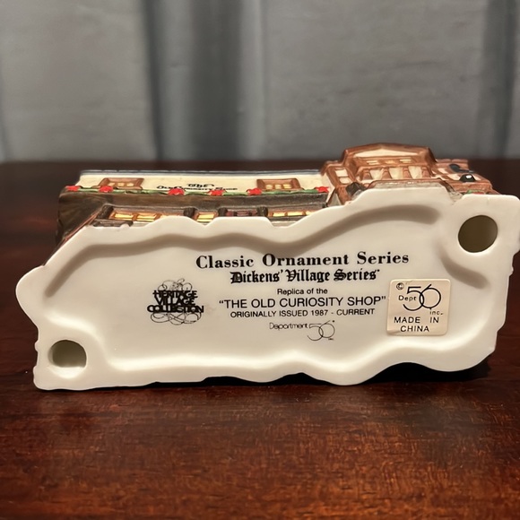 Department 56 Christmas Ornament The Old Curiosity Shop Charles Dickens Heritage - Picture 6 of 16